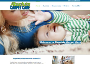 Absolute Carpet Care | Website Design for Carpet Cleaners