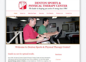 Denton Sports Therapy | Website Design