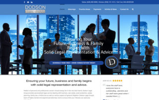 Dodson Legal Group | Website Design for Law Firms and Lawyers