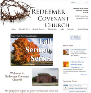 Redeemer Covenant Church | Website Design