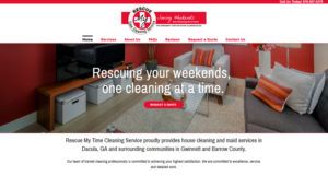 Rescue Mt Time Cleaning Service | Maid Service Website Design