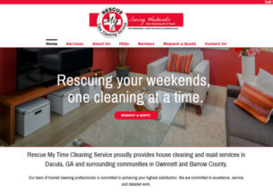 Rescue Mt Time Cleaning Service | Maid Service Website Design