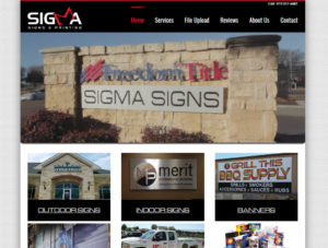 Sigma Signs & Printing | Website Design