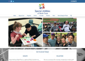 Special Abilities of North Texas | Website Design for Non-Profits