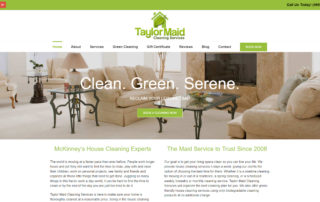 Taylor Maid House Cleaning | Website Design for Maid Services